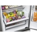 Haier 3D 60 Series 5 HTW5618EWMG Wifi Connected Total No Frost Freestanding Fridge Freezer - Stainless Steel - E Rated Silver