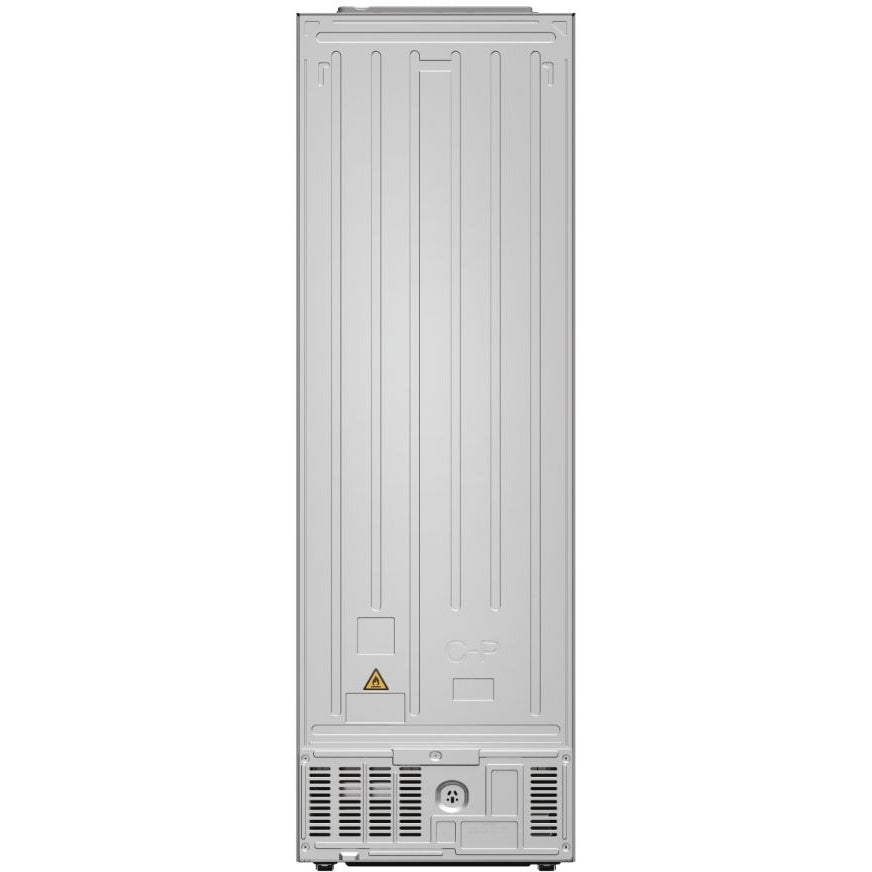 Haier 3D 60 Series 5 HTW5618EWMG Wifi Connected Total No Frost Freestanding Fridge Freezer - Stainless Steel - E Rated Silver