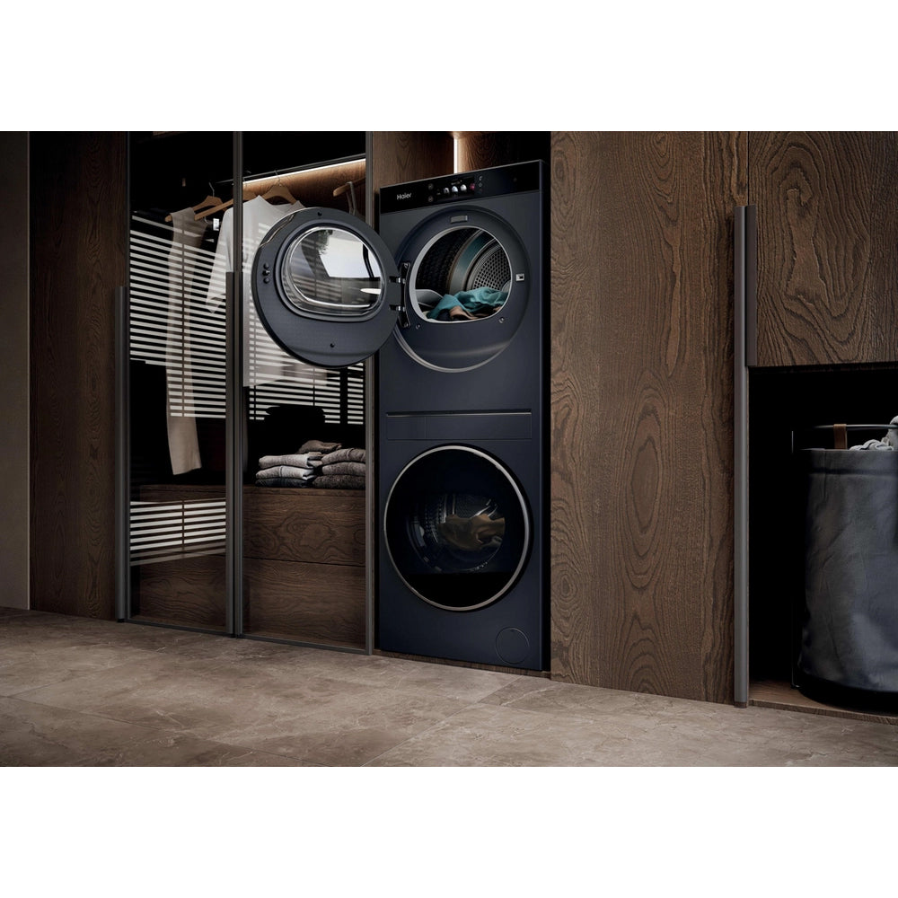 Haier Couture CLC108-GNU1-UK WiFi Connected 10Kg/8Kg 1400 Spin Heat Pump Washer Dryer with - Graphite Graphite