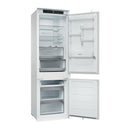 Haier HBQW5518EK-UK 177cm 70/30 Integrated Total No Frost Fridge Freezer with Sliding Door Hinge White - E Rated
