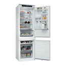 Haier HBQW5518EK-UK 177cm 70/30 Integrated Total No Frost Fridge Freezer with Sliding Door Hinge White - E Rated