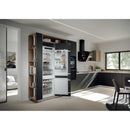Haier HBQW5518EK-UK 177cm 70/30 Integrated Total No Frost Fridge Freezer with Sliding Door Hinge White - E Rated