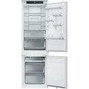 Haier HBQW5518EK-UK 177cm 70/30 Integrated Total No Frost Fridge Freezer with Sliding Door Hinge White - E Rated