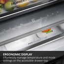 Haier HBW7518CTK 177cm 70/30 Integrated Total No Frost Fridge Freezer with Sliding Door Hinge White - C Rated White