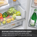 Haier HBW7518CTK 177cm 70/30 Integrated Total No Frost Fridge Freezer with Sliding Door Hinge White - C Rated White
