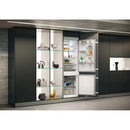 Haier HBW7518CTK 177cm 70/30 Integrated Total No Frost Fridge Freezer with Sliding Door Hinge White - C Rated White