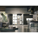 Haier HBW7518CTK 177cm 70/30 Integrated Total No Frost Fridge Freezer with Sliding Door Hinge White - C Rated White