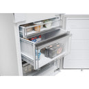 Haier HBW7518CTK 177cm 70/30 Integrated Total No Frost Fridge Freezer with Sliding Door Hinge White - C Rated White