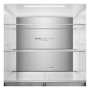 Haier HCR58S18DNMM 60/40 Freestanding Total No Frost American Style Fridge Freezer Inox