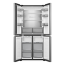 Haier HCR58S18DNMM 60/40 Freestanding Total No Frost American Style Fridge Freezer Inox