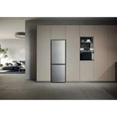 Haier HDPR3618DNPK 185cm High 60/40 Freestanding Frost Free Fridge Freezer - Stainless Steel Silver