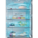 Haier HDPR3618DNPK 185cm High 60/40 Freestanding Frost Free Fridge Freezer - Stainless Steel Silver