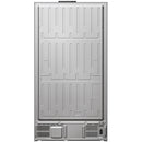 Haier HSR5918DNMP Frost Free Non-Plumbed American Fridge Freezer - Platinum Inox