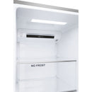 Haier HSR5918DNMP Frost Free Non-Plumbed American Fridge Freezer - Platinum Inox