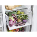 Haier HSR5918DNMP Frost Free Non-Plumbed American Fridge Freezer - Platinum Inox