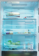 Haier HTR3518ENMTK 3D Series 3 60/40 Freestanding Frost Free Fridge Freezer Black Black