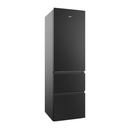 Haier HTR3518ENMTK 3D Series 3 60/40 Freestanding Frost Free Fridge Freezer Black Black