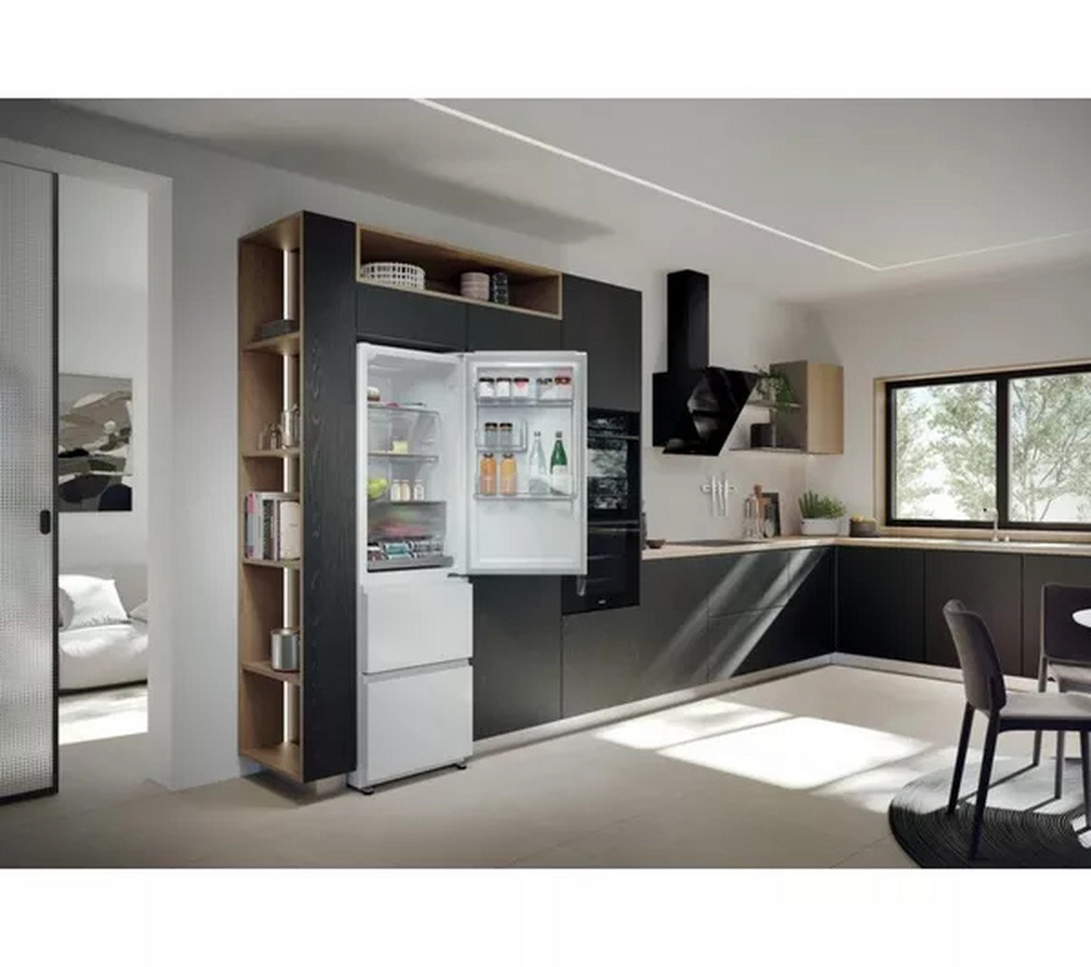 Haier HTR3518ENMWK 3D Series-3 60/40 Freestanding Total No Frost Fridge Freezer White White