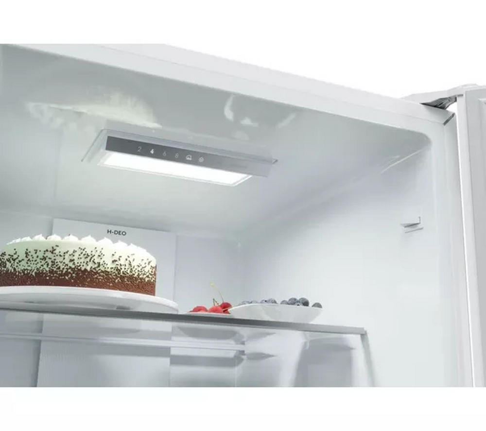 Haier HTR3518ENMWK 3D Series-3 60/40 Freestanding Total No Frost Fridge Freezer White White