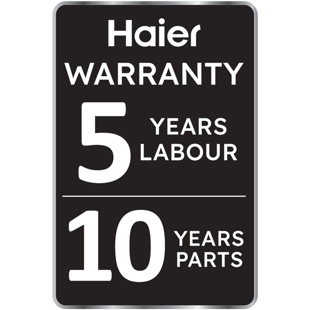 Haier HW100-B14387GUU 10kg 1400 Spin WiFi Freestanding Washing Machine Graphite - A Rated Graphite