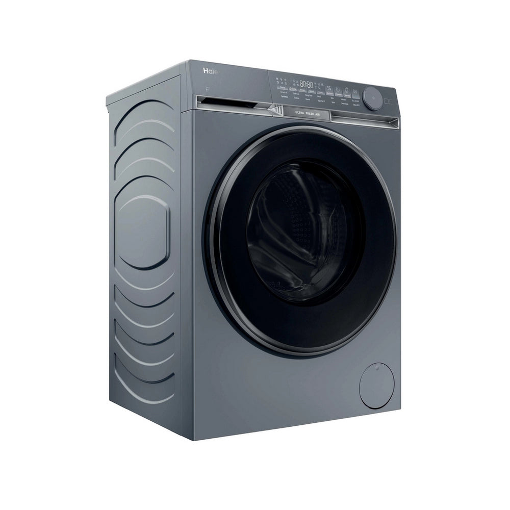 Haier HW100-B14387GUU 10kg 1400 Spin WiFi Freestanding Washing Machine Graphite - A Rated Graphite