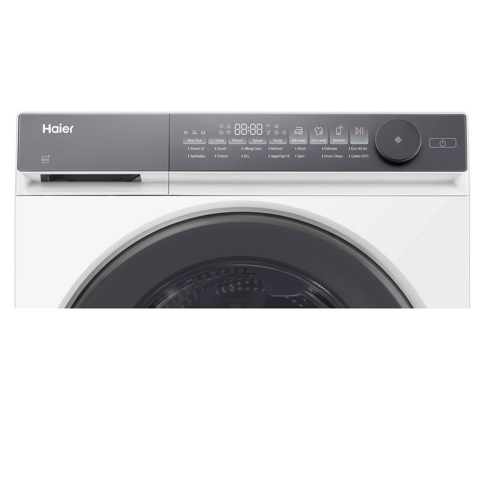 Haier HWD80BP14367TU 8+5kg 1400 Spin Freestanding Washer Dryer White - A Rated White