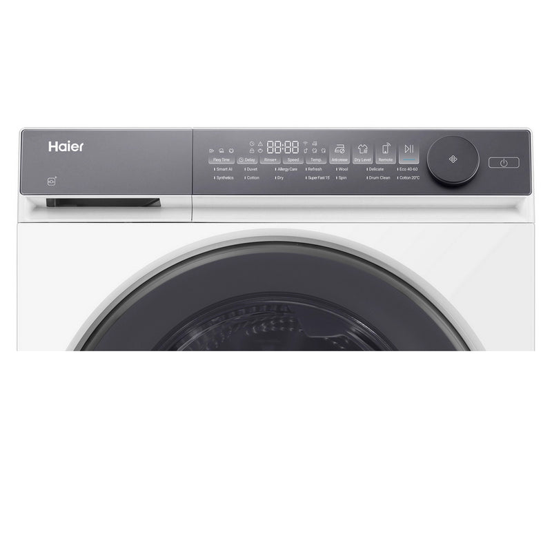 Haier HWD80BP14367TU 8+5kg 1400 Spin Freestanding Washer Dryer White - A Rated White