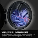 Haier HWD80BP14367TU 8+5kg 1400 Spin Freestanding Washer Dryer White - A Rated White