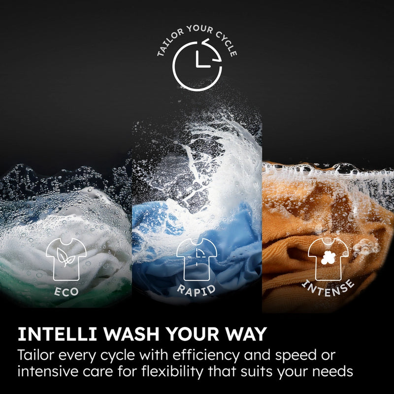 Haier HWD80BP14367TU 8+5kg 1400 Spin Freestanding Washer Dryer White - A Rated White