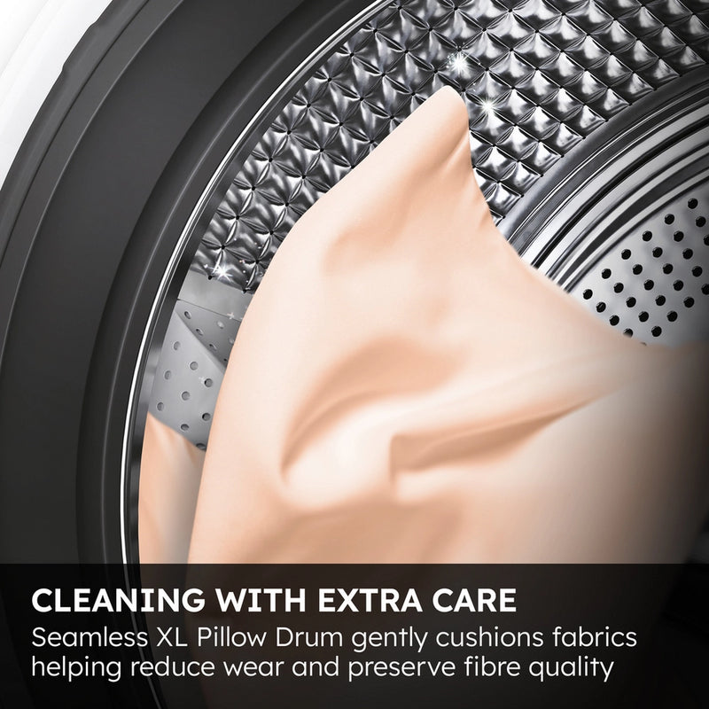 Haier HWD80BP14367TU 8+5kg 1400 Spin Freestanding Washer Dryer White - A Rated White