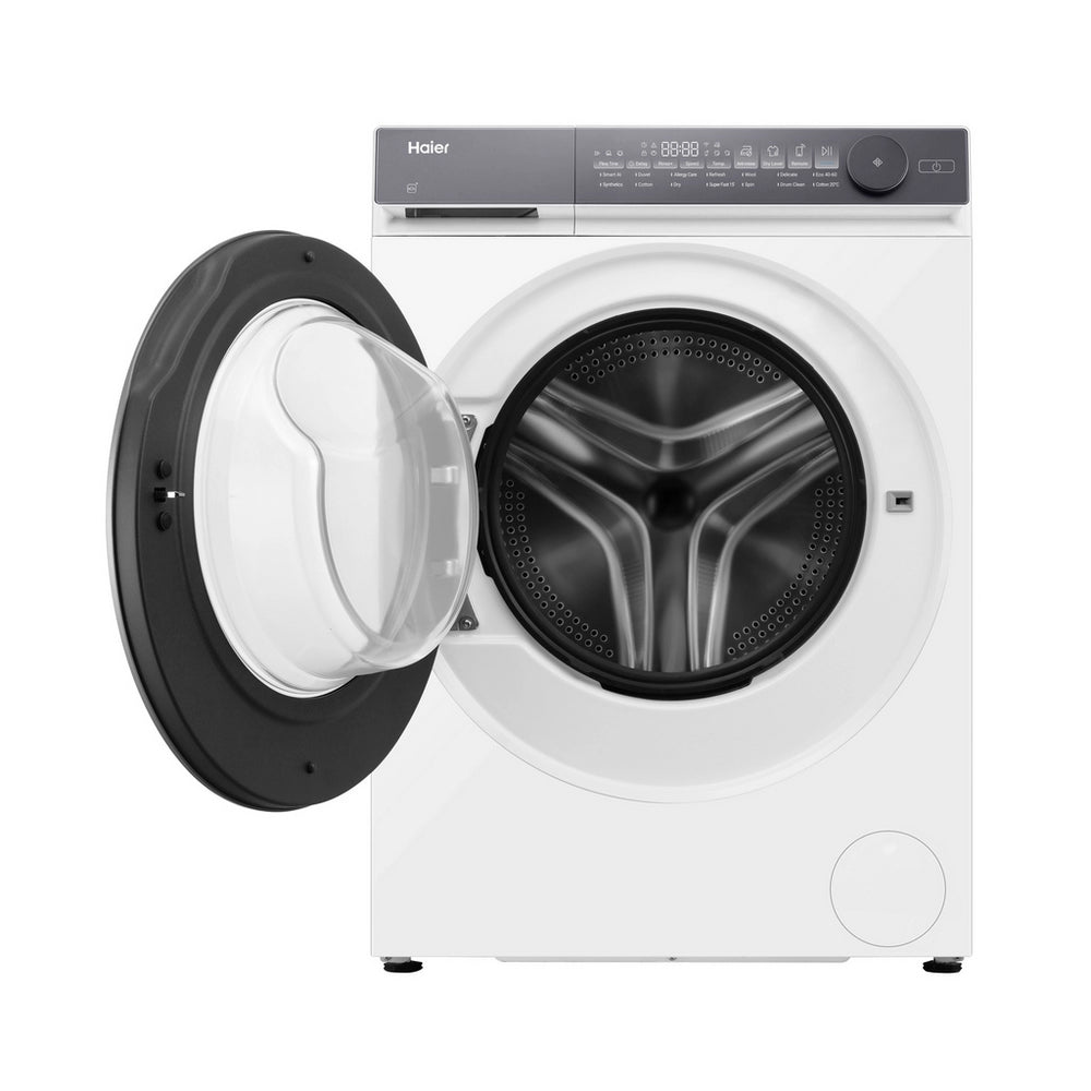 Haier HWD80BP14367TU 8+5kg 1400 Spin Freestanding Washer Dryer White - A Rated White