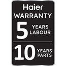 Haier HWD90BP14357TUUK Series 5 9kg+5kg 1400 Spin Freestanding Washer Dryer White