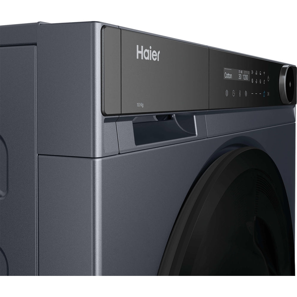Haier Series 8 HWB100B14858GUUK Integrated 10kg 1400 Spin WiFi Connected Washing Machine Graphite - A Rated Graphite