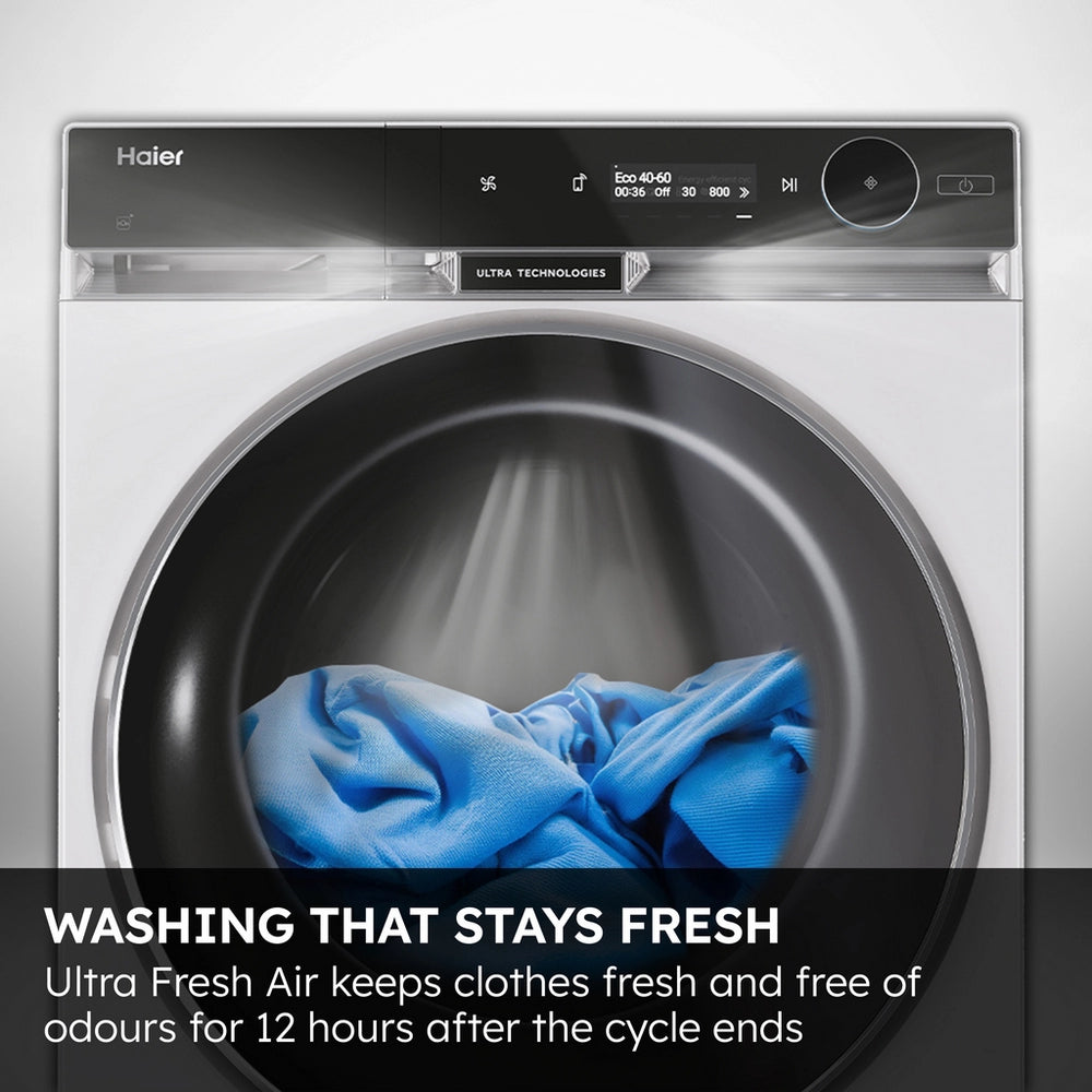 HAIER X Series 11 HD90-A3Q397U1 WiFi-enabled 9kg Heat Pump Tumble Dryer White - A+++ Rated White