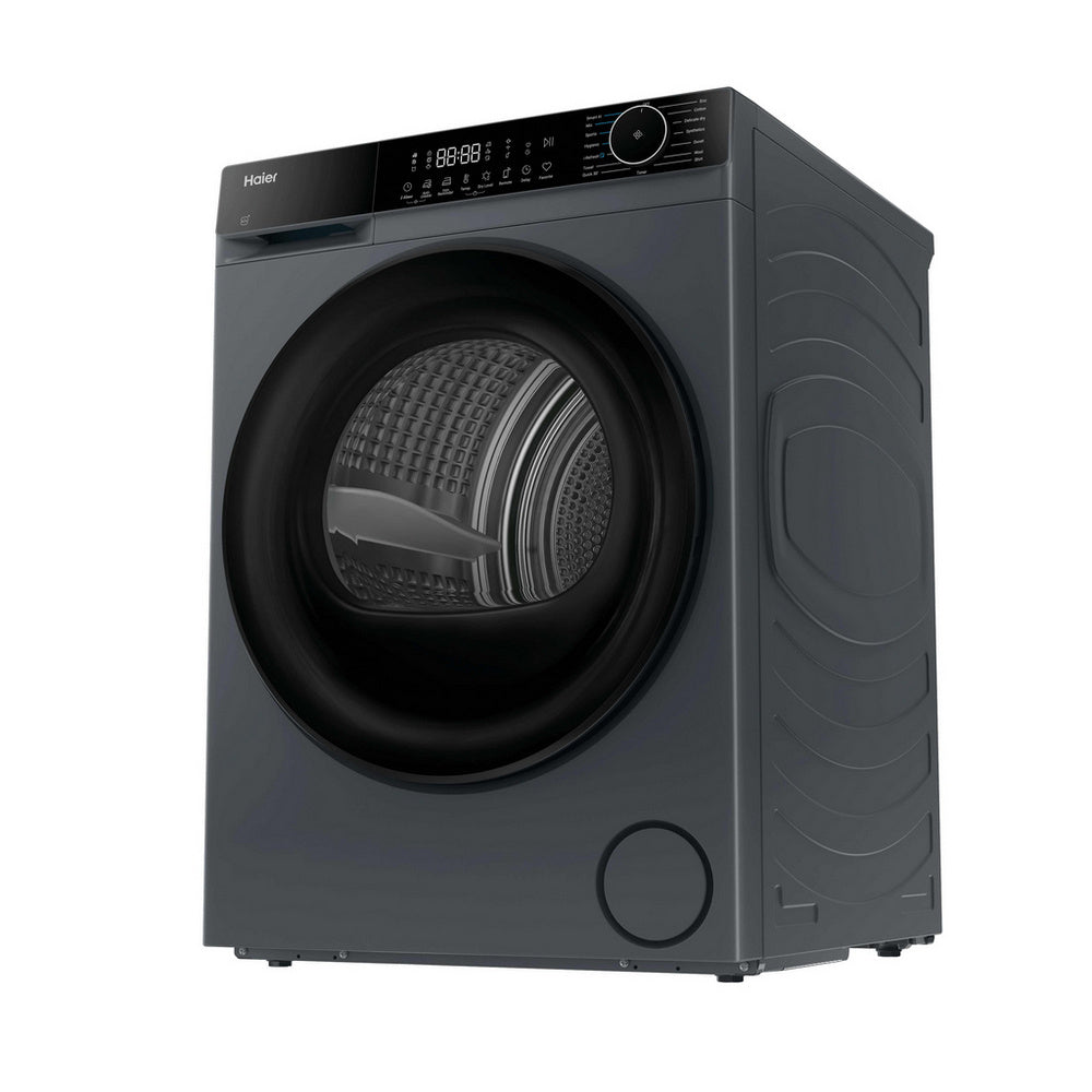 Haier X Series 5 HD90-D357U1G-UK 9kg WiFi Enabled Heat Pump Tumble Dryer Graphite