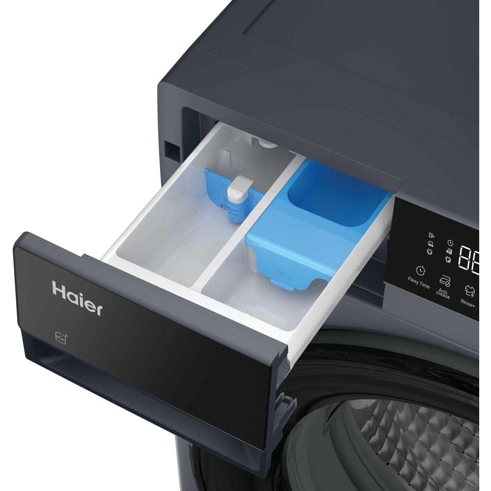 Haier X Series 5 HW100BP14357GUUK 10kg 1400 Spin WiFi Connected Freestanding Washing Machine Graphite - A Rated Graphite