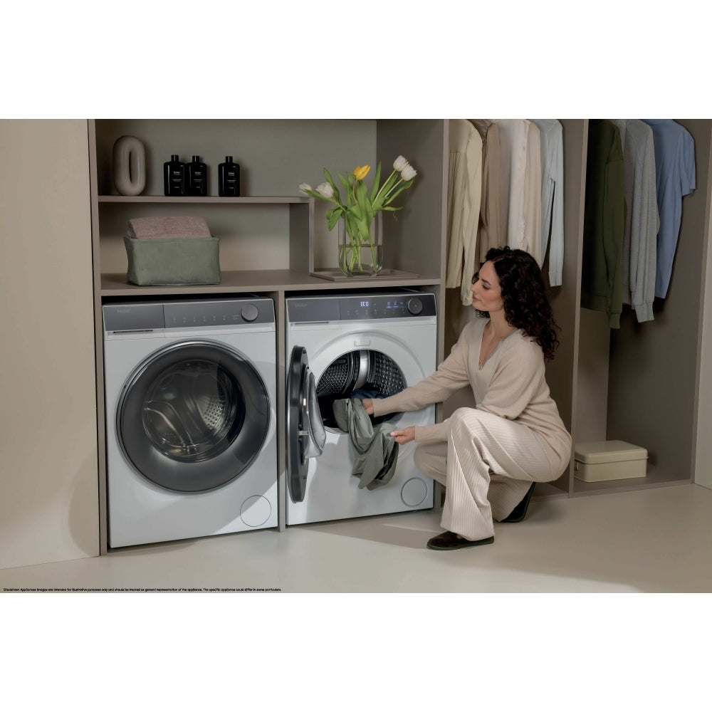 Haier X Series 7 HD100-C367U1-UK WiFi Connected 10Kg Heat Pump Tumble Dryer White - A++ Rated White