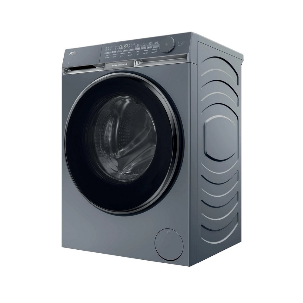 Haier HW100-B14387GUU 10kg 1400 Spin WiFi Freestanding Washing Machine Graphite - A Rated