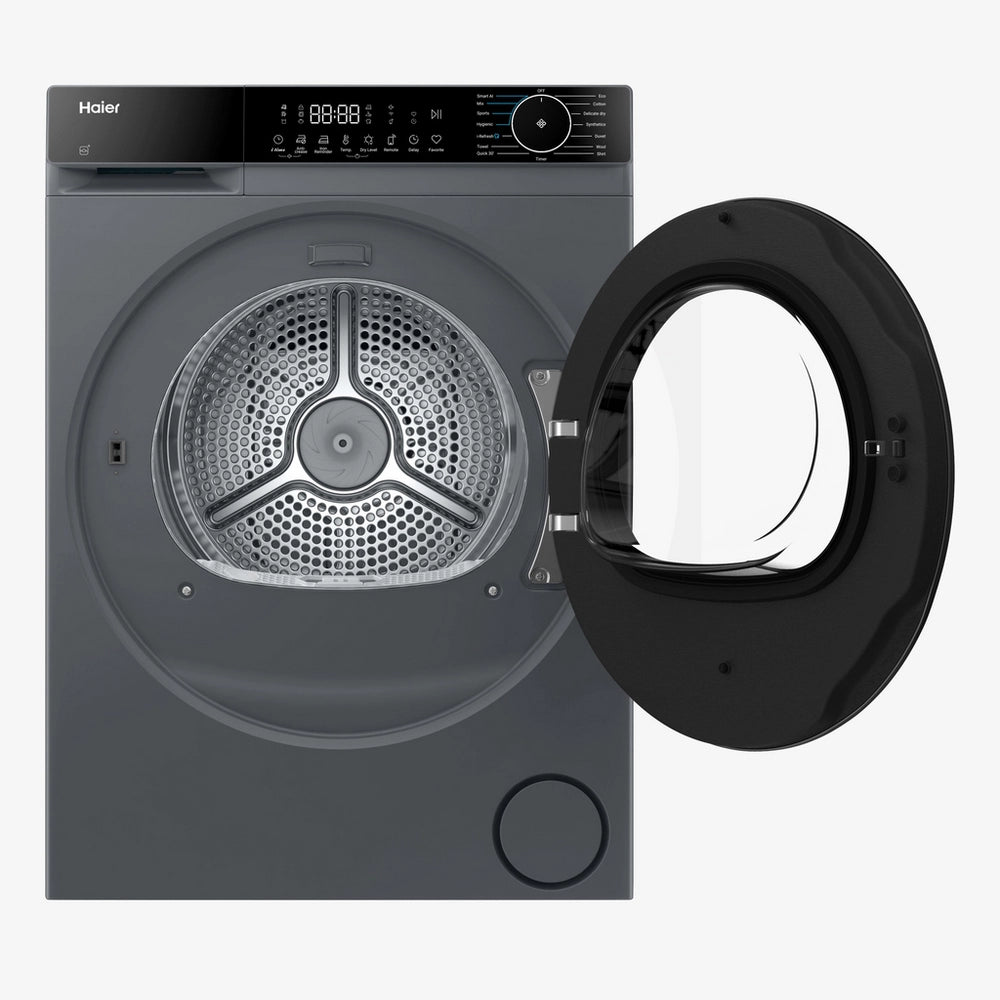 Haier X5 Plus HD90-D357AGU1 9kg Freestanding Heat Pump Tumble Dryer Graphite - A++ Rated Graphite