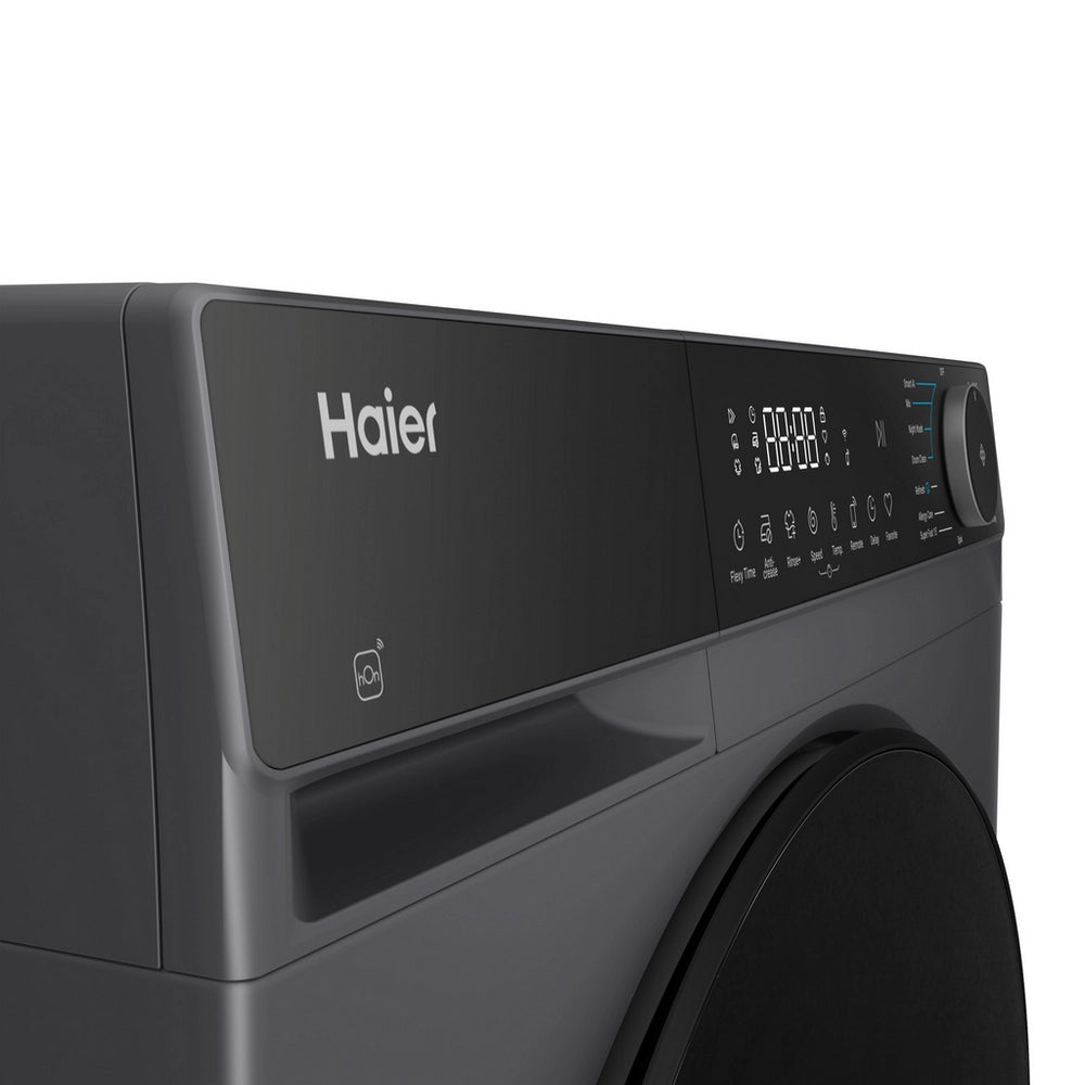 Haier X5 Plus HW9BP14357AEGTUK 9kg 1400 Spin WiFi Connected Washing Machine Graphite - A Rated