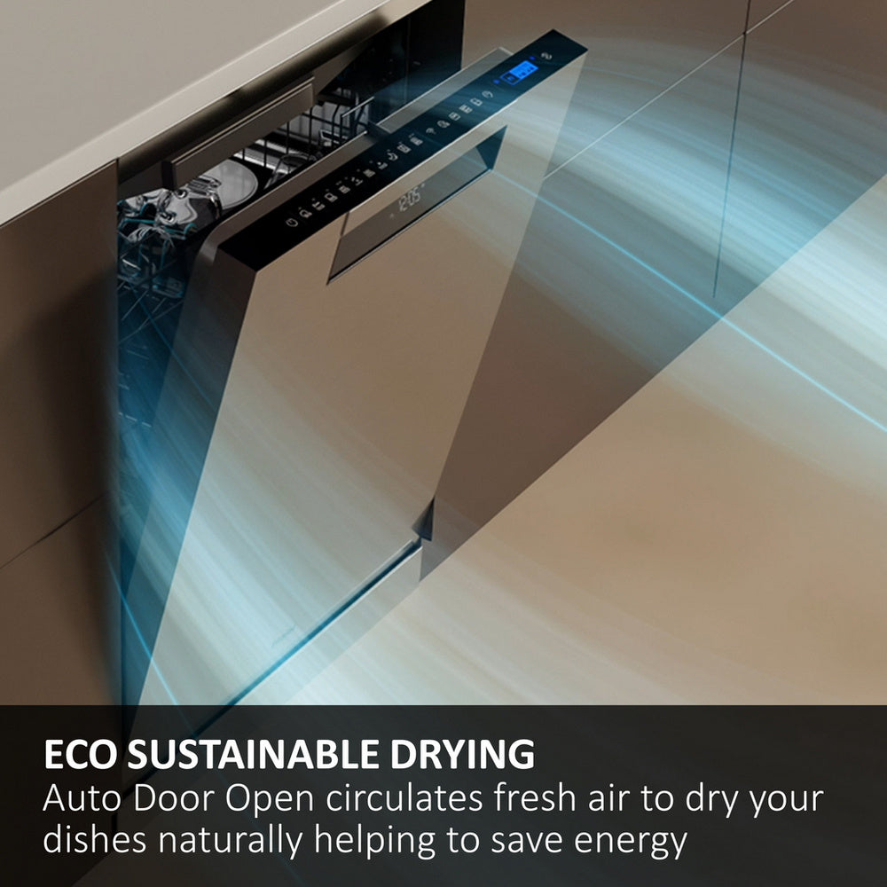 Haier XF 5C7M0W-80 I-Pro Shine Series 3 Freestanding Dishwasher 15 Place Settings White