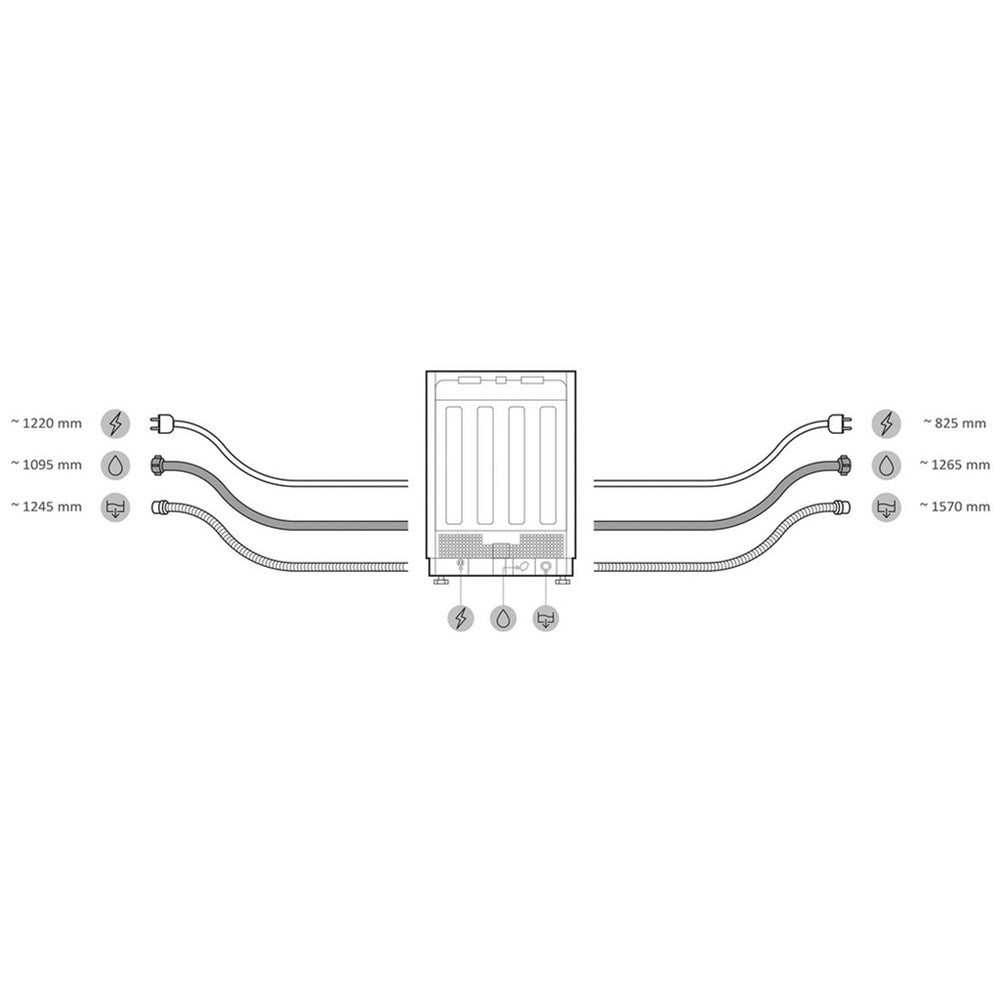 Haier XF 6B2M3BX-80 I-Pro Shine Series 5 Freestanding Dishwasher 16 Place Settings Silver