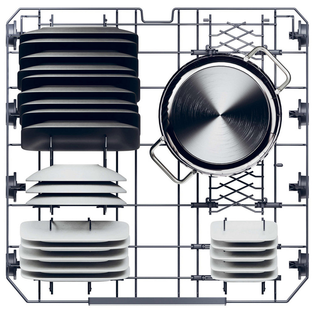 Haier XF 6B2M3BX-80 I-Pro Shine Series 5 Freestanding Dishwasher 16 Place Settings Silver