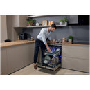 Haier XF 6B2M3BX-80 I-Pro Shine Series 5 Freestanding Dishwasher 16 Place Settings Silver