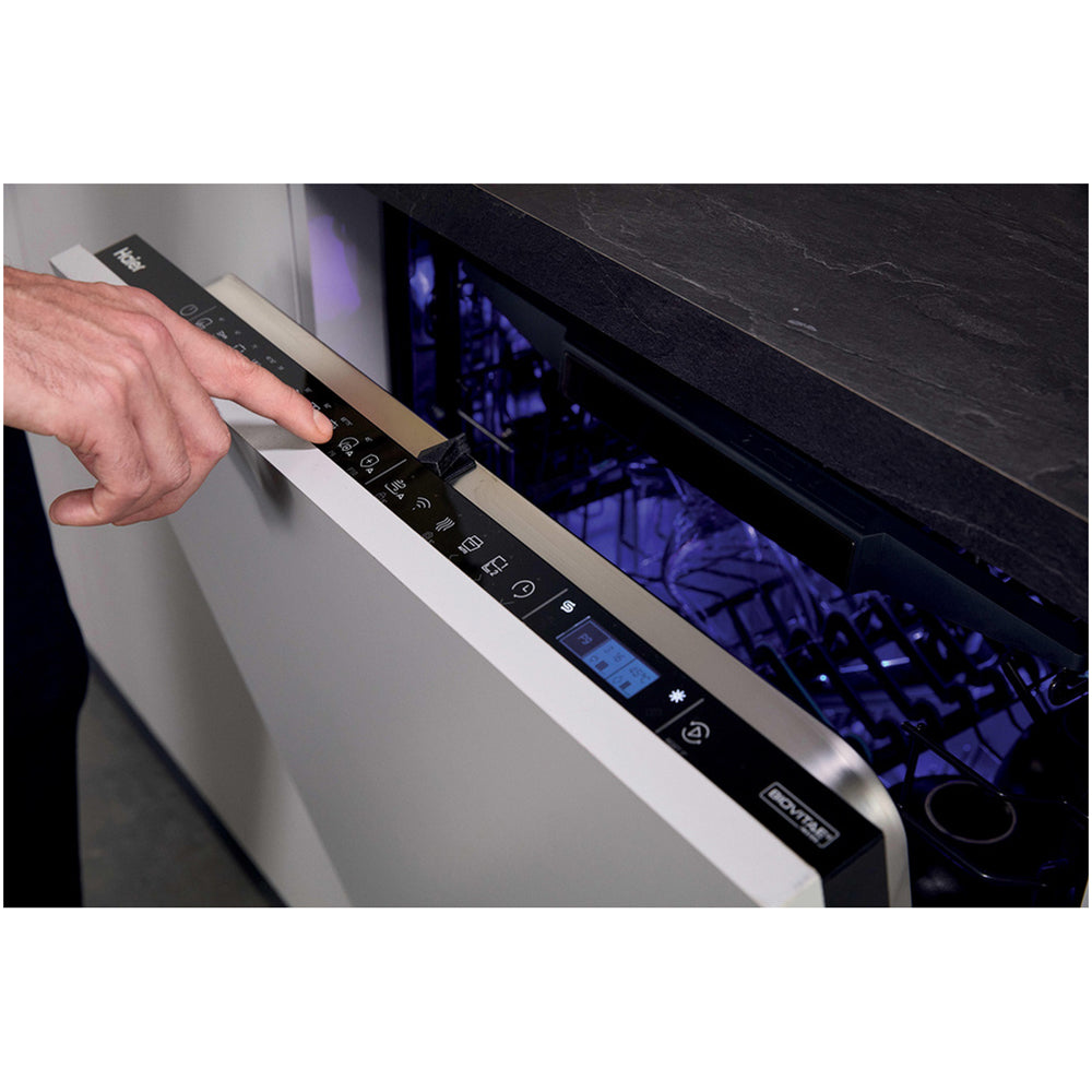 Haier XS 4A4M4BB-80 I-Pro Shine Series 6 Integrated Dishwasher 14 Place Settings