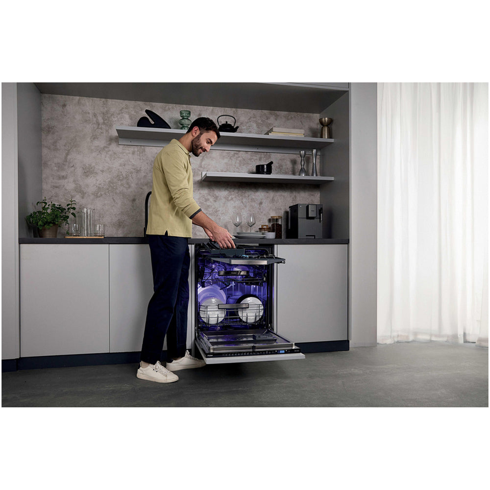 Haier XS 4A4M4BB-80 I-Pro Shine Series 6 Integrated Dishwasher 14 Place Settings