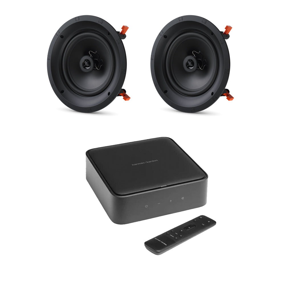Harman Kardon Citation Amp with JBL B-6IC In-Ceiling Speakers Pair Package