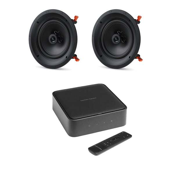 Harman Kardon Citation Amp with JBL B-6IC In-Ceiling Speakers Pair Package