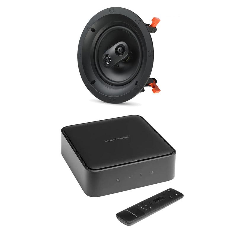 Harman Kardon Citation Amp with JBL B-6ICDT Stereo In-Ceiling Single Speaker Package