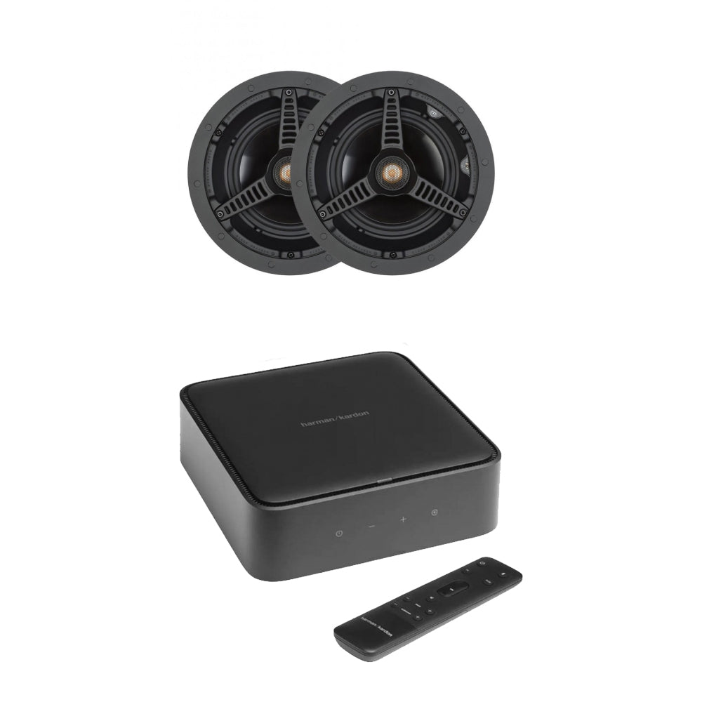 Harman Kardon Citation Amp with Monitor Audio C165 In Ceiling